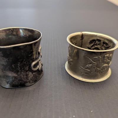 Sale Photo Thumbnail #1626: Vintage Napkin Ring Holders