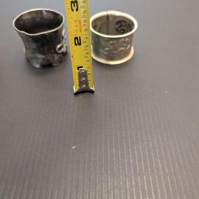 Sale Photo Thumbnail #1627: Vintage Napkin Ring Holders