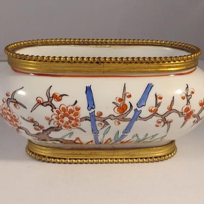 Sale Photo Thumbnail #844: Antique Aladin France Faience Jardiniere