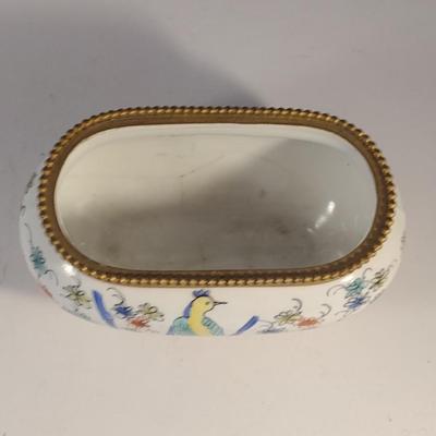 Sale Photo Thumbnail #843: Antique Aladin France Faience Jardiniere