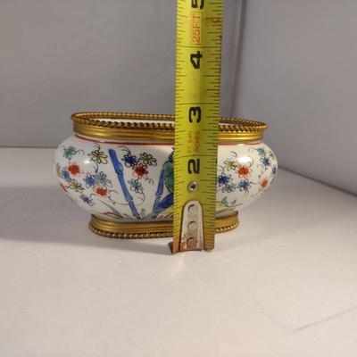 Sale Photo Thumbnail #847: Antique Aladin France Faience Jardiniere