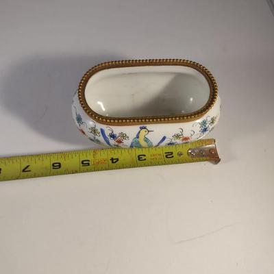 Sale Photo Thumbnail #846: Antique Aladin France Faience Jardiniere