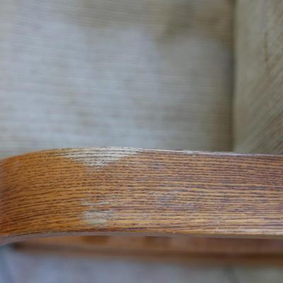 Wood Glider Rocking Chair with Matching Ottoman