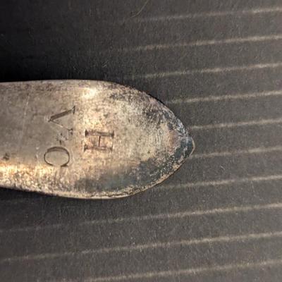 Sale Photo Thumbnail #3258: Antique H V C Sterling M Biglow Kennart  & Co Silverware 84g