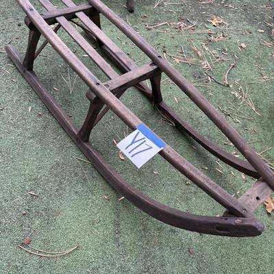Sale Photo Thumbnail #53: Y17-Wooden Sled