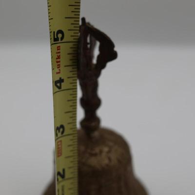 Vintage Ornate Cast Brass Bell
