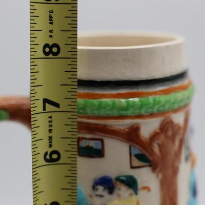 Ceramic Stein with Tavern Scene