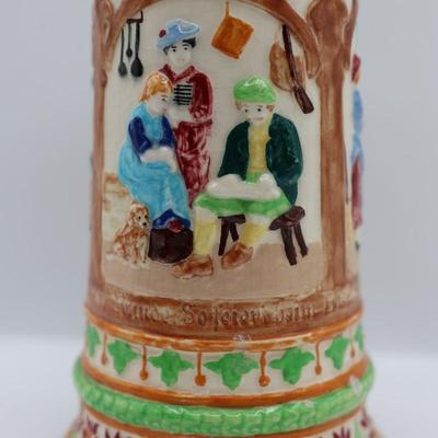 Ceramic Stein with Tavern Scene