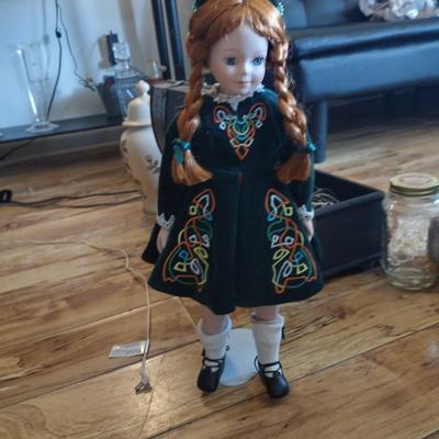 Irish Doll on Stand