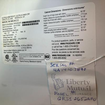 Frigidaire stainless steel fridge