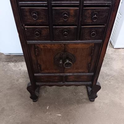 ASIAN STYLE MULTI SMALL DRAWER APOTHECARY CABINET