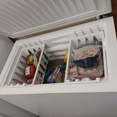 FRIGIDAIRE CHEST FREEZER (DOES NOT INCLUUDE CONTENTS)