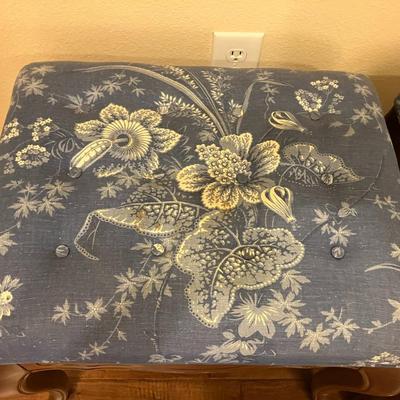 Ethan Allen upholstered stools/ottomans