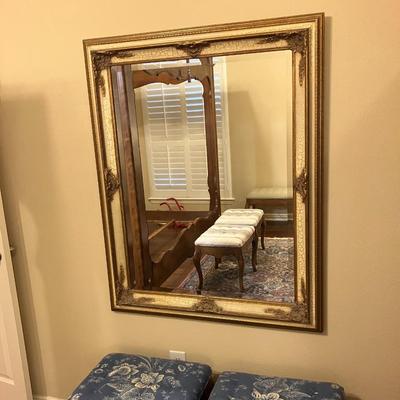 French Regency wall mirror