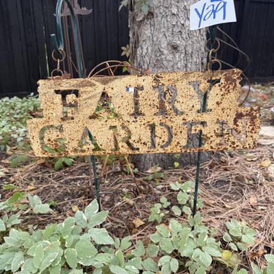 Sale Photo Thumbnail #88: Y29-Metal garden Sign