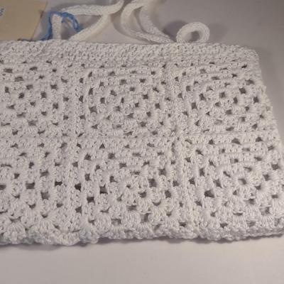 Sale Photo Thumbnail #861: Hand Crocheted 'Granny Stitch' Bag- New with Tag- Approx 12" x 8 1/2" (#2)