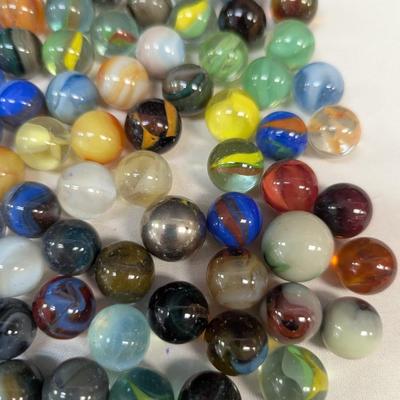Sale Photo Thumbnail #135: Vintage Marbles Some Are Uranium #5