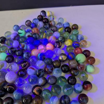 Sale Photo Thumbnail #137: Vintage Marbles Some Are Uranium #5