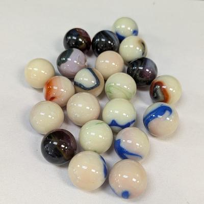 Sale Photo Thumbnail #147: Vintage Large Uranium Marbles #2