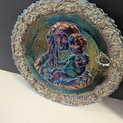 Sale Photo Thumbnail #212: Fenton Amethyst Carnival Glass Plates #2