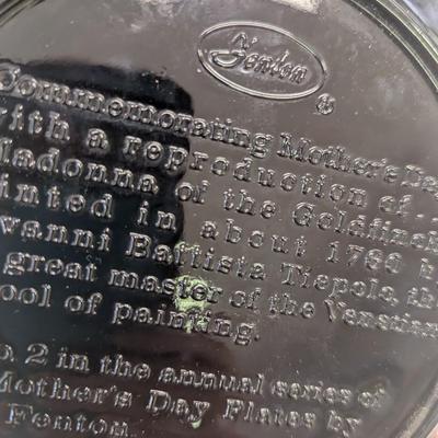 Sale Photo Thumbnail #215: Fenton Amethyst Carnival Glass Plates #2