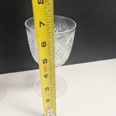 Sale Photo Thumbnail #1633: ABP Higgins & Selter Pineapple Diamond Cut Glass Goblets