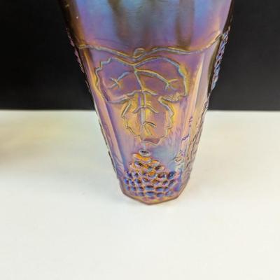 Sale Photo Thumbnail #261: Marigold Carnival Large Glasses With Harvest Grape Pattern