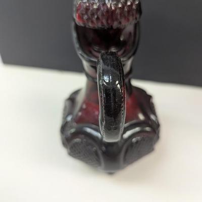 Sale Photo Thumbnail #291: Ruby Red Avon Perfume Bottle & Vase