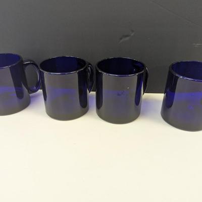 Sale Photo Thumbnail #296: Cobalt Blue Coffee Mugs