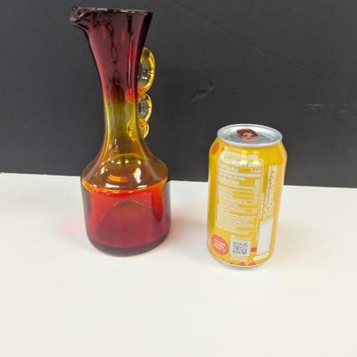 Sale Photo Thumbnail #67: Vintage Amberina Glass Pitcher