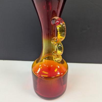 Sale Photo Thumbnail #64: Vintage Amberina Glass Pitcher