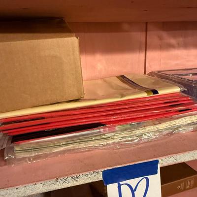 Sale Photo Thumbnail #97: D2-plastic tablecloths, Plastic silverware, Miscellaneous food serving containers