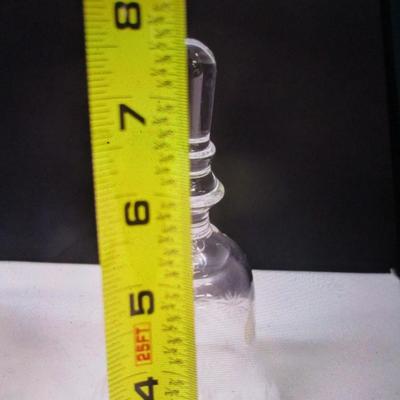 Sale Photo Thumbnail #1664: The stopper on the decanter is chipped