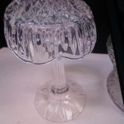 Sale Photo Thumbnail #1659: The stopper on the decanter is chipped