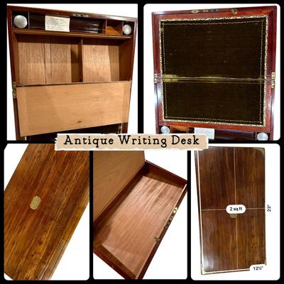 Furniture - Antique English Writing Lap Desk