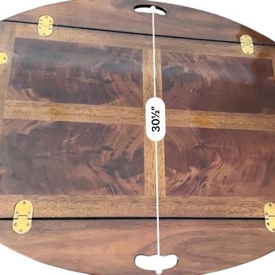 Furniture -Drexel coffee table with Italian art glass