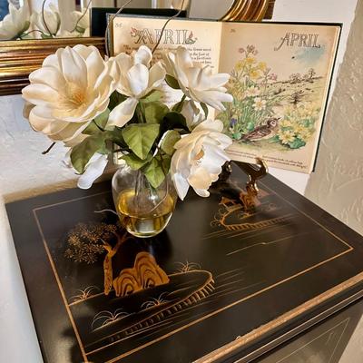 Furniture -Chinoiserie File cabinet Mirror, decor