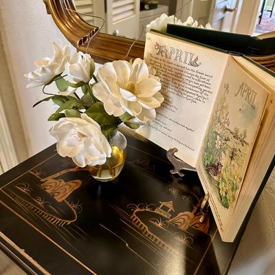 Furniture -Chinoiserie File cabinet Mirror, decor