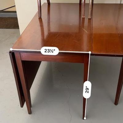 Furniture - Drop Leaf Table & 2 Chairs