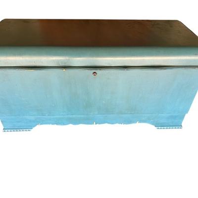 Furniture - Cedar Chest - Painted Blue