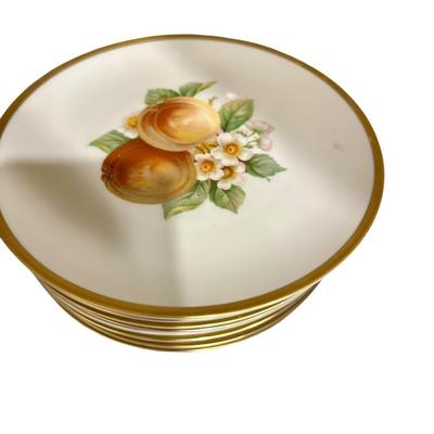 China -Transferware -Set of 8 Fruit plates - PASCO - Bavaria Germany