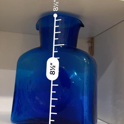 Blenko Cobalt water bottle