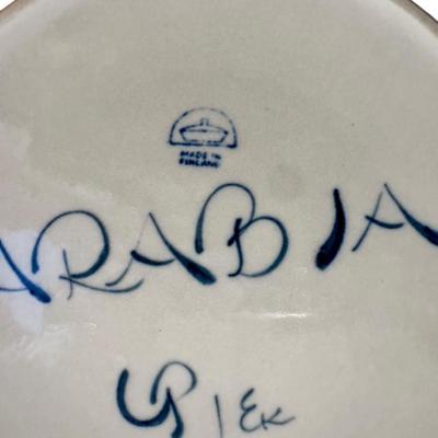 Pottery - Arabia of Finland Blue Anemone bowl