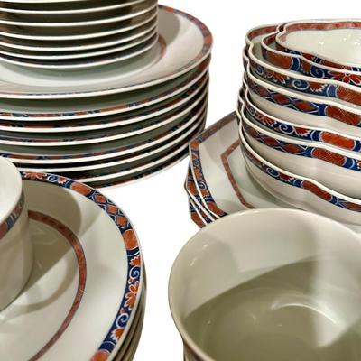 China - 6 - Limoges - Ceralene A. Raynaurd dish set 48 pc