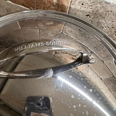 Kitchen Lot -12 - Williams Sonoma Pasta Pot & spoons Plus Le creuset pan & more