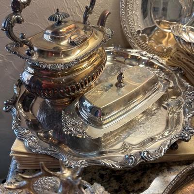 Kitchen Lot - Silverplate Wallace, Reed & Barton & more