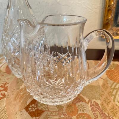 Crystal - Waterford decanter & Pitcher