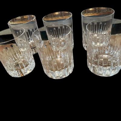 Crystal - Baccarat Highballs set of 6 - one bruised edge