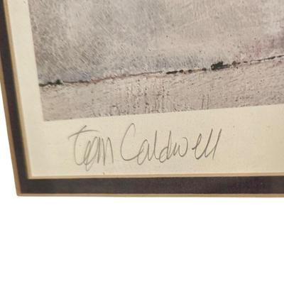 Art - Signed Thomas Coldwell Print - w/ Certificate of Authentication
