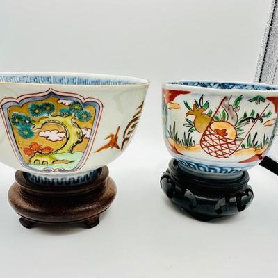 Decor - 2 Japan Imari rice bowls